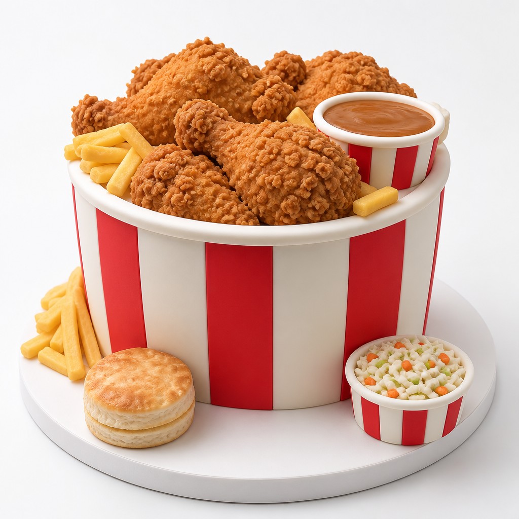 Торт логотип kfc