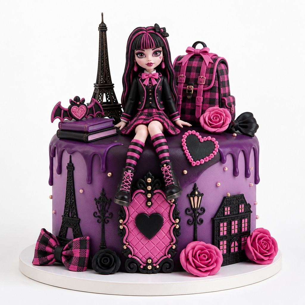 Торт Monster High в Париже