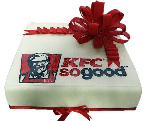 Торт логотип KFC