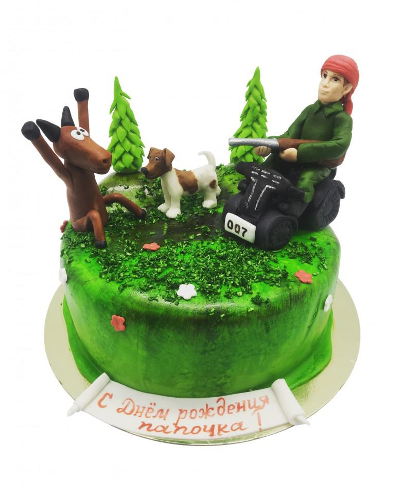 Торт охота на день рождения