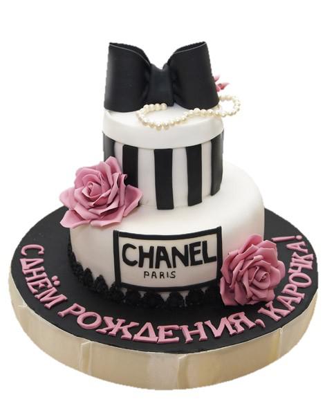Торт Chanel для милой парижанки в день рождения