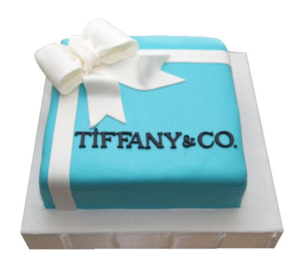 Торт подарок от Tiffany & Co