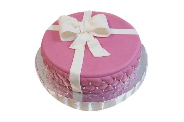 Торт плюшевый розовый сюрприз