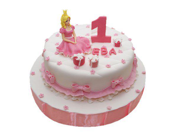 Торт принцессе один годик