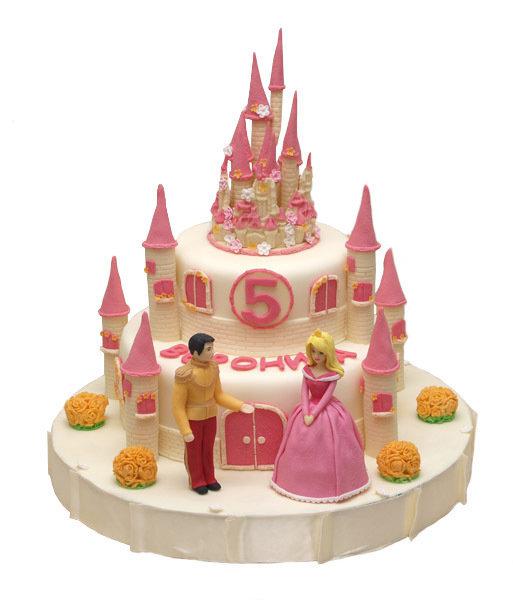 Торт принц и барби на 5 лет