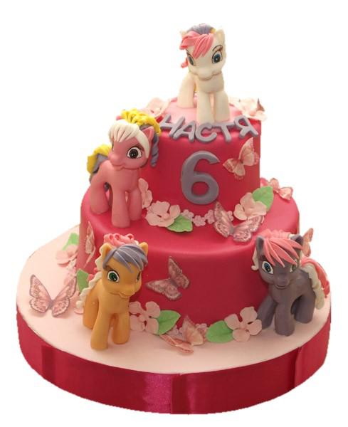 Торт пони для девочки на 6 лет