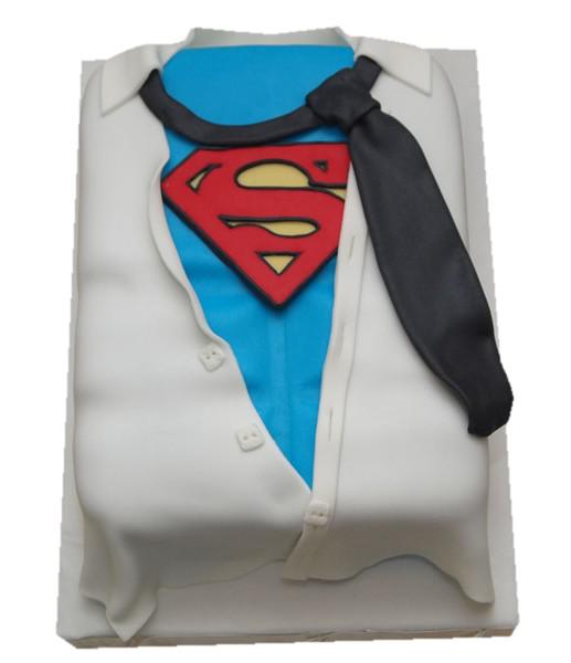 Торт рубашка супермэна