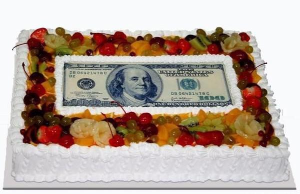 Торт сто долларов и свежие ягоды