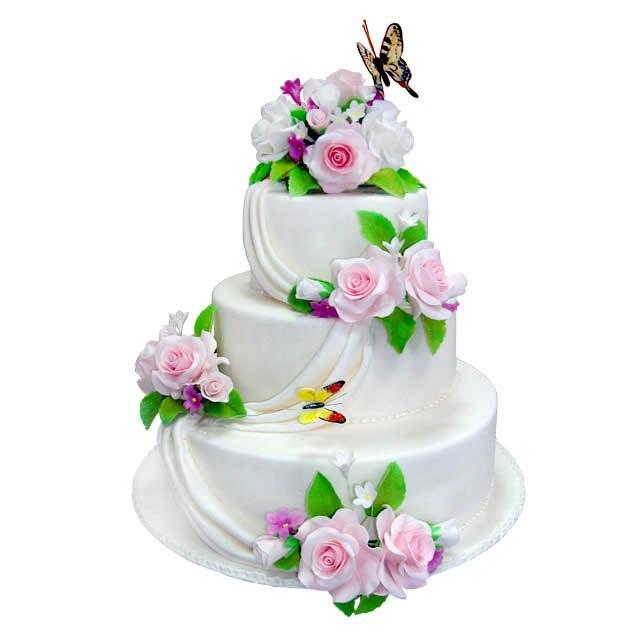 Торт свадебный №2126