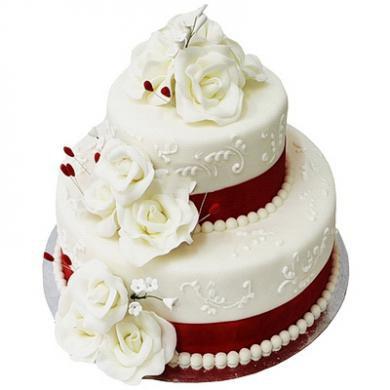 Торт свадебный №2161