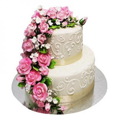 Торт свадебный №2162