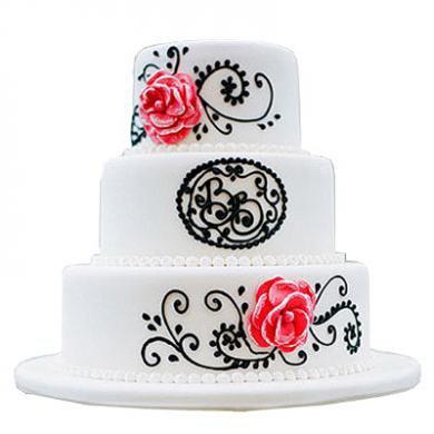 Торт свадебный №2167