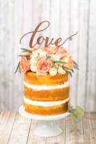 Торт с цветами открытый Love