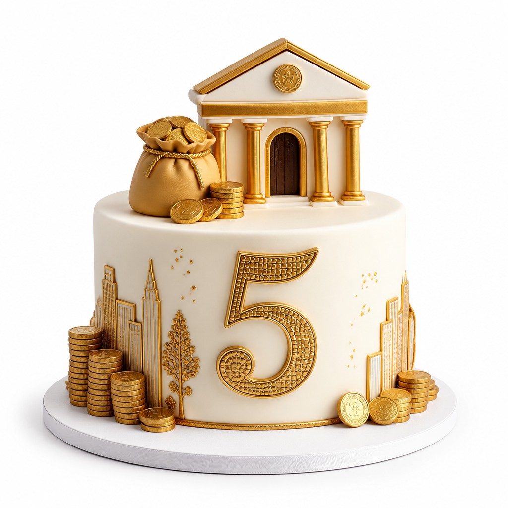 Торт Банку 5 лет