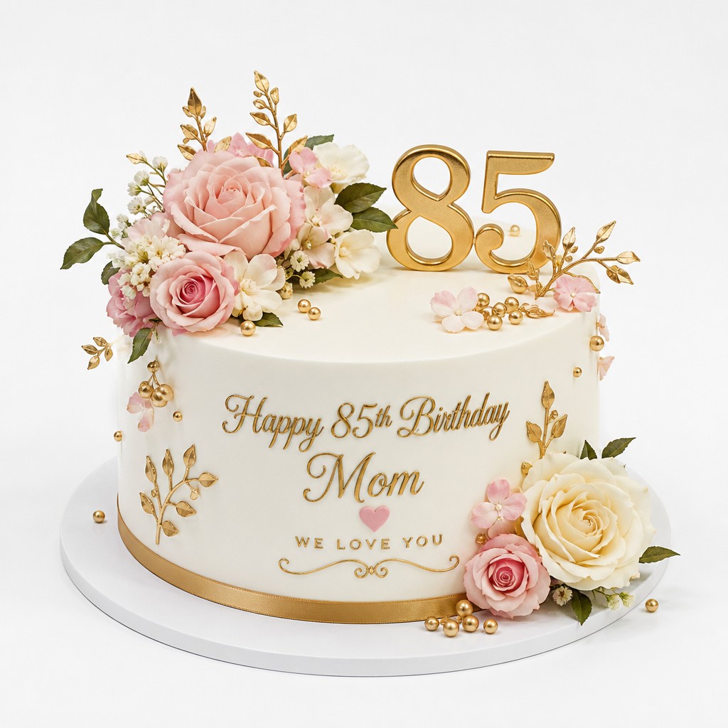 Торт любимой мамочке 85 лет