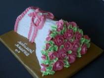 Торт маме букет из роз
