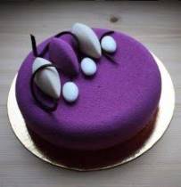 Торт бархатный фиолетовый